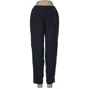 NEW URU Boutique Silk Pencil Pants Satin Hand Dyed Blue Gray USA Size 1 (Small)